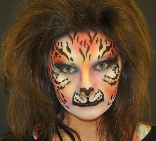 Airbrush Face Painting by Donna Nowak