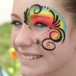 Laura Oliver - Eye Design with Neon Rainbow