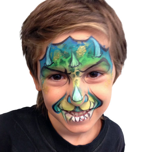 Dragontales Face Painting Tutorial