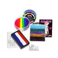 Multi-colored Paints, Rainbows, Art Cakes, ect