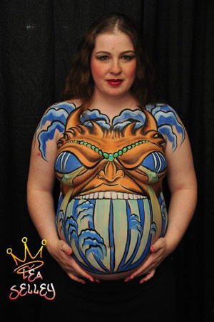 Belly Painting by Lea Selley