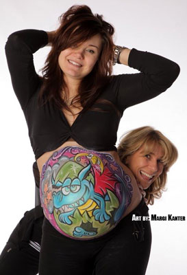 Margi Kanter Belly Painting