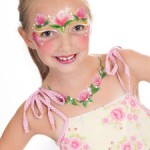 Roses Face Painting by Miss Sparkles