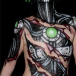 Cyborg Body Paint by Georgette Pressler 